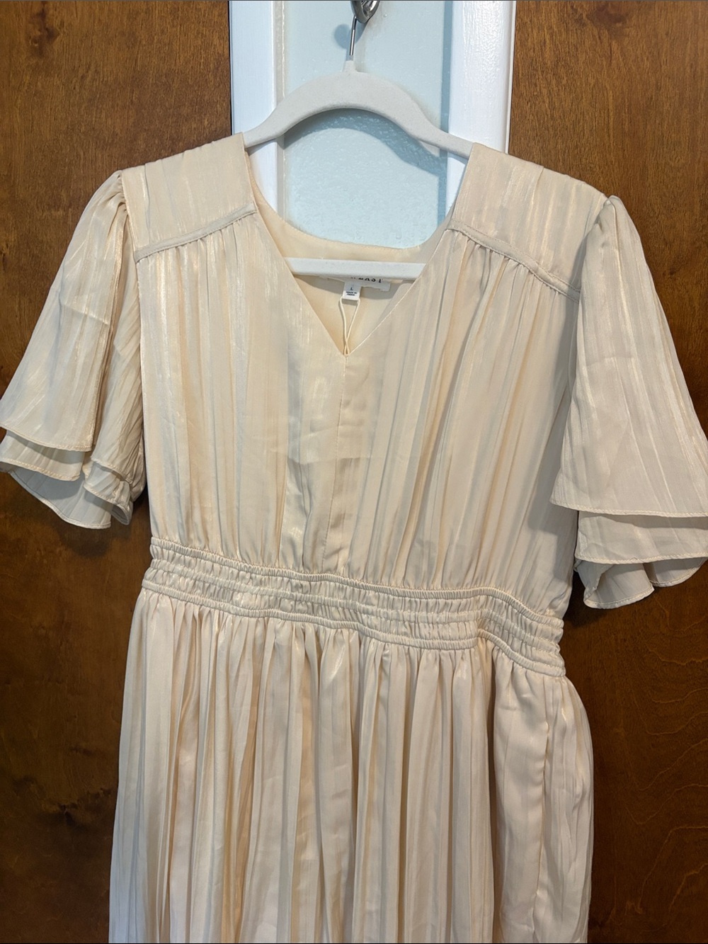 Women’s Cream Midi Dress